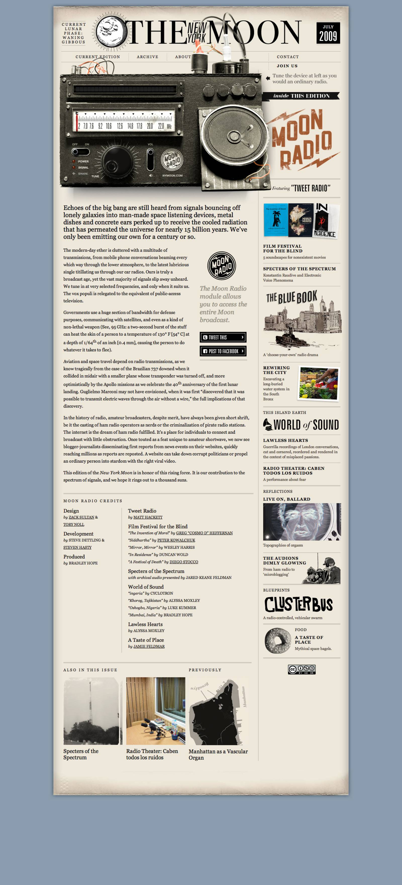 Radio The New York Moon